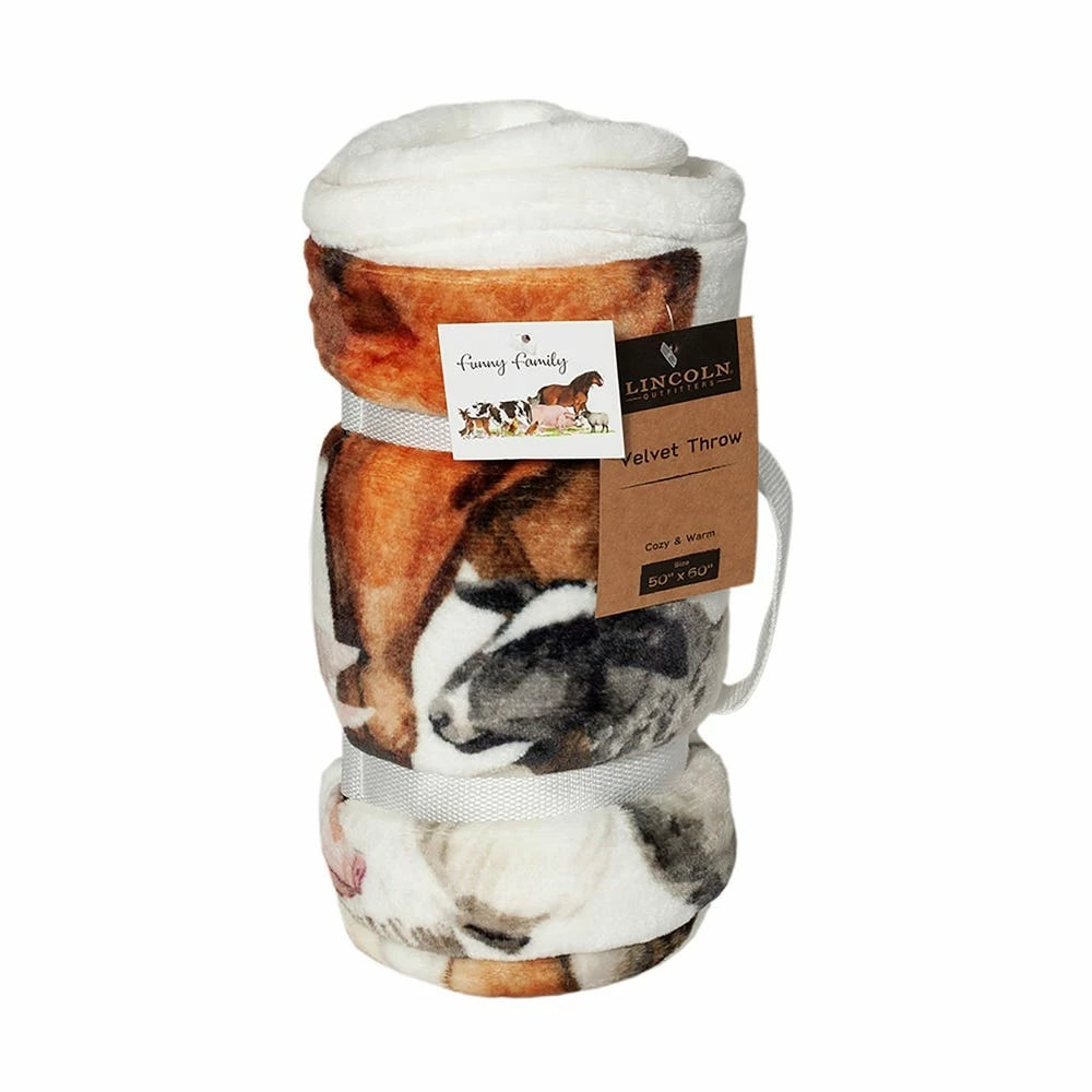 Coupon 🔔 Lincoln Outfitters Funny Family Cow Printed Photoreal Velvet 50 x 60 Throw - RK-PHVEL-FUN - Blankets & Bedspreads ✔️ 1 Coupon 🔔 Lincoln Outfitters Funny Family Cow Printed Photoreal Velvet 50 x 60 Throw - RK-PHVEL-FUN - Blankets & Bedspreads ✔️