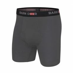 Flash Sale 🧨 Barn Door by Lincoln Outfitters Crew Cab Cotton Boxers Charcoal - XLO9787-015 - Boxer Briefs 🔥