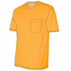 Outlet 🤩 Lincoln Outfitters Men's Heavyweight Pocket T-Shirt - LOPK-01-ORG ⭐
