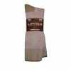 Outlet ✔️ Lincoln Outfitters Men's Merino Wool Blend Marl Boot Sock 2 Pack - Tan / Size Large L2/72516-COY-L - Socks ✔️