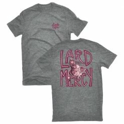 Best reviews of ✔️ Lincoln Outfitters Ladies Lard Have Mercy Short Sleeve T-Shirt - LO-L212-GHR - T-Shirts ✨