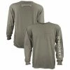 Best Sale ❤️ Lincoln Outfitters Men's Heavyweight Long Sleeve Pocket Graphic Tee Vetiver - LOLSPK-01-V - Long Sleeve 🔥 Shirts ✔️