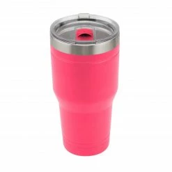 Outlet ⌛ Lincoln Outfitters 30oz. Stainless Tumbler Neon Pink 30806C - Camp Kitchen ❤️