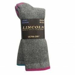 Discount 🛒 Lincoln Outfitters Ladies Full Cushion Marl Boot Sock 2 Pack Assorted - RT/L2/72293-ASST-M - Socks Women's 🥰