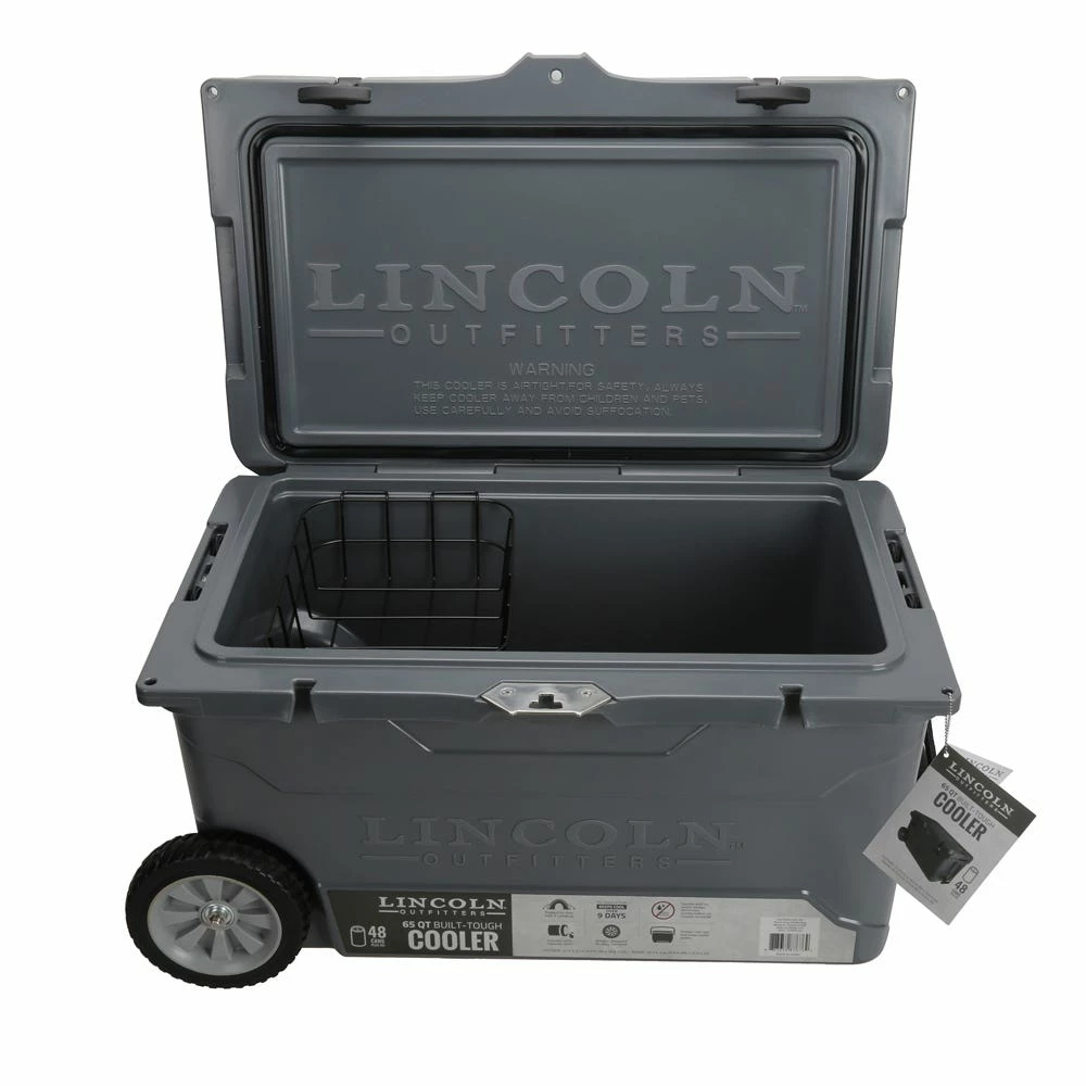 Promo ❤️ Lincoln Outfitters 65 Quart High Performance Cooler, Grey - 87-676-0204 - Coolers 🛒 3 Promo ❤️ Lincoln Outfitters 65 Quart High Performance Cooler, Grey - 87-676-0204 - Coolers 🛒 - Image 3
