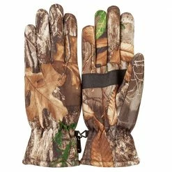 Cheapest 🤩 Lincoln Outfitters Men's Stealth Soft Shell Hunting Glove with Berber Interior Real Tree Edge D-1414-EDG - Hunting Apparel ✔️