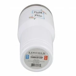 Top 10 🔔 Lincoln Outfitters "Faith Over Fear" 30 oz. Religious Tumbler, White - 89-643-0204 - Tumblers 👍 -Lincoln Outfitters Shop d6f77873b9e97b89dd4b918602959fadeeae8415 32631066 4