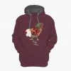 Discount ❤️ Lincoln Outfitters Flocking Fabulous Ladie's Long Sleeve Hoodie, Windsor Wine Light Heather - LO-LH34 - Hooded Sweatshirts 😀 Women's ✔️