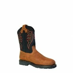 Coupon ⭐ Lincoln Outfitters Men's Premium Western Comp Toe Boot Brown - L9P21W - Men's 🧨 Boots ⌛