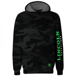 Buy 😍 LO Youth Boy's LO Logo Camo Polyester Long Sleeve Hoodie Black Camo - LOYPCH-02 - Hooded Sweatshirt Kid's ⌛