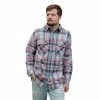 New 🌟 Lincoln Outfitters Men's Big and Tall Brawny Flannel Cloud Heather LOFB-E0400CLDBT - Long Sleeve 😉 Shirts ⭐