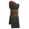 Discount ✔️ Lincoln Outfitters Men's Merino Wool Blend Sock 2 Pack Assorted - RT/L2/72232-ASST - 🥰 Socks ✔️