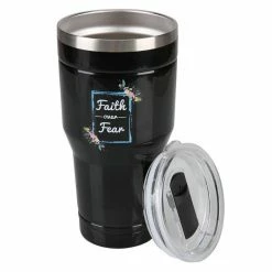 Best deal 👍 Lincoln Outfitters "Faith Over Fear" 30 oz. Religious Tumbler, Black - 89-631-0204 - Tumblers ✔️ -Lincoln Outfitters Shop ecd9e88d91543e4537744a2515cb69b7d7d527c8 32631054 3