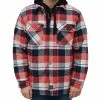 Discount 😉 Lincoln Outfitters Men's Hooded Shirt Jacket Baked Apple - LOHJ-A0417B - Jackets 😉