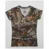 Budget ⌛ Lincoln Outfitters ✨ Women's Realtree Short Sleeve T-Shirt - LO202 - T-Shirts ✔️