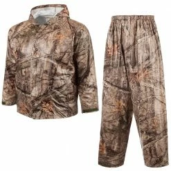 Best reviews of 🔥 Lincoln Outfitters Men's 0.14mm PVC Rain Suit Camo - 82201-HDN - Raingear ✨