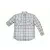 New ⭐ Lincoln Outfitters Men's Long Sleeve Plaid 👍 Shirt Grey/Red - G4359-GRYRED - Long Sleeve 🛒 Shirts ⭐